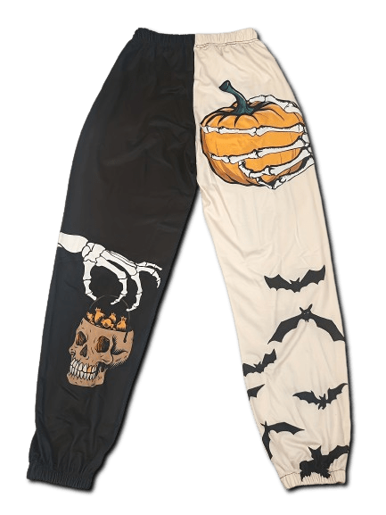 Pumpkin Pants White and Black - Jack Pumpkin