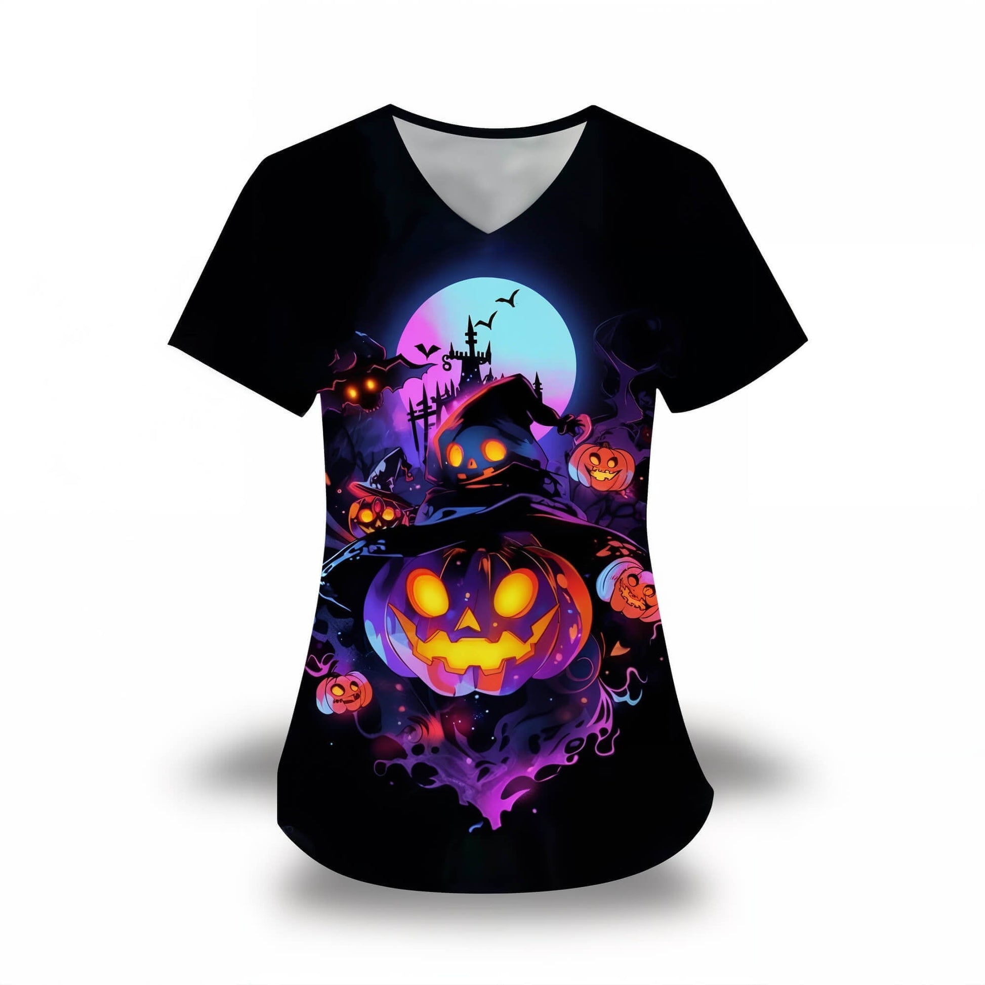 Pumpkin Shirt Womens - Jack Pumpkin