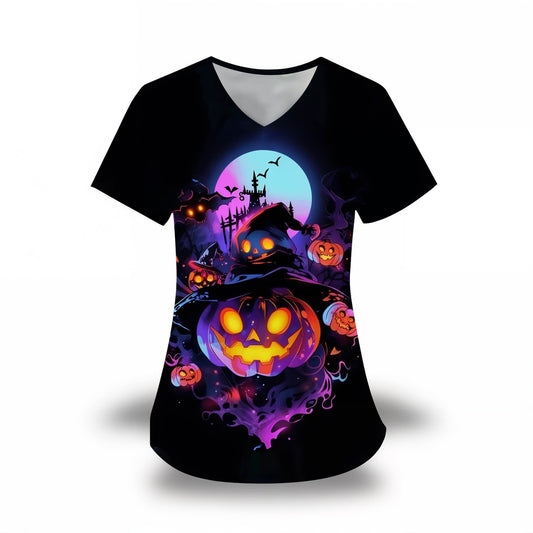 Pumpkin Shirt Womens - Jack Pumpkin