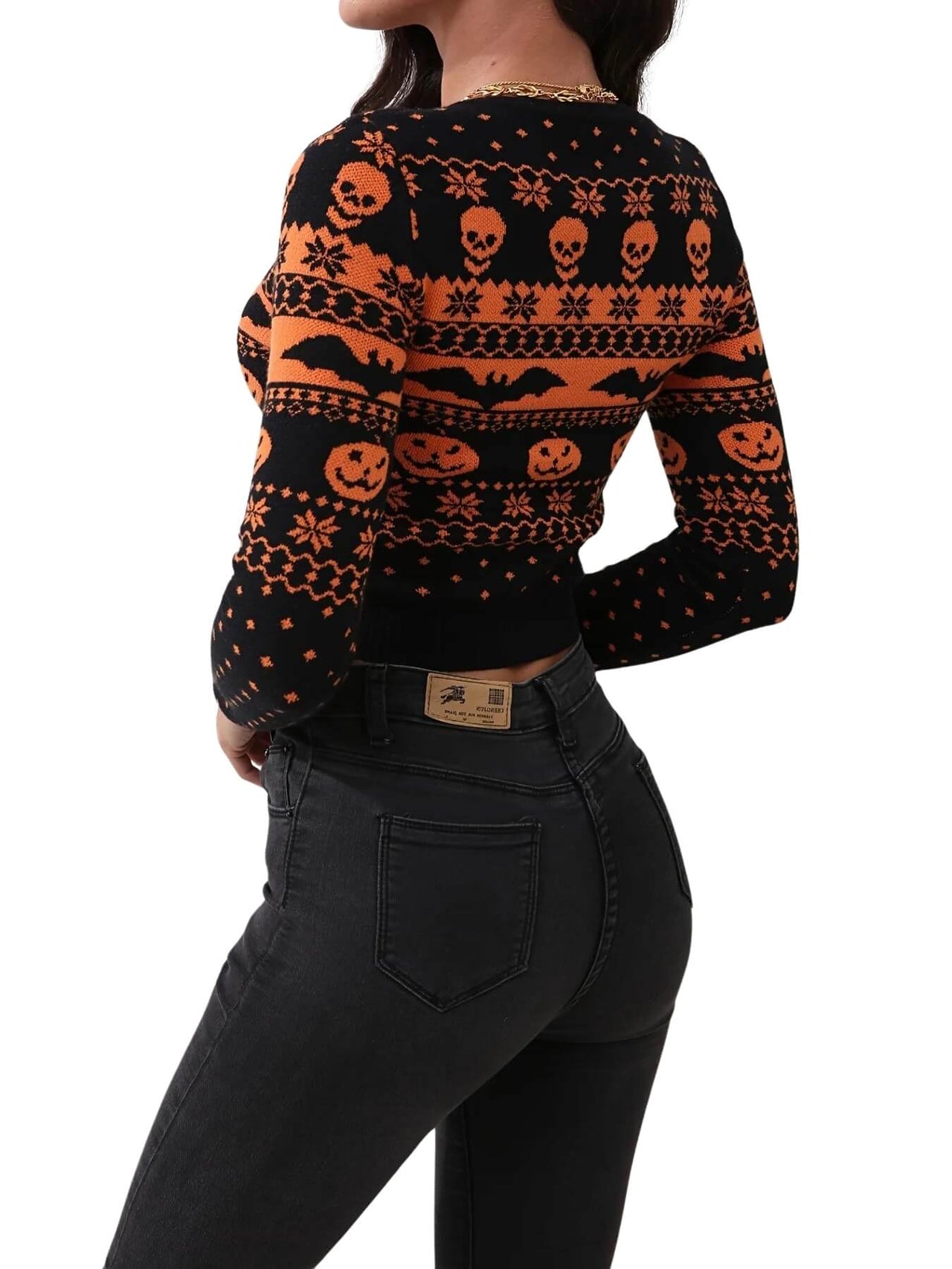 Pumpkin Sweater For Woman