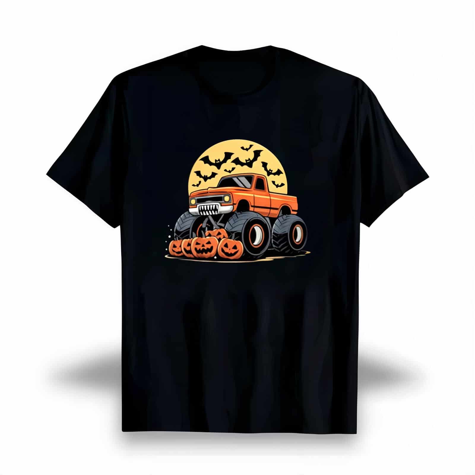 Pumpkin T shirt Monster Truck Sayings - Jack Pumpkin