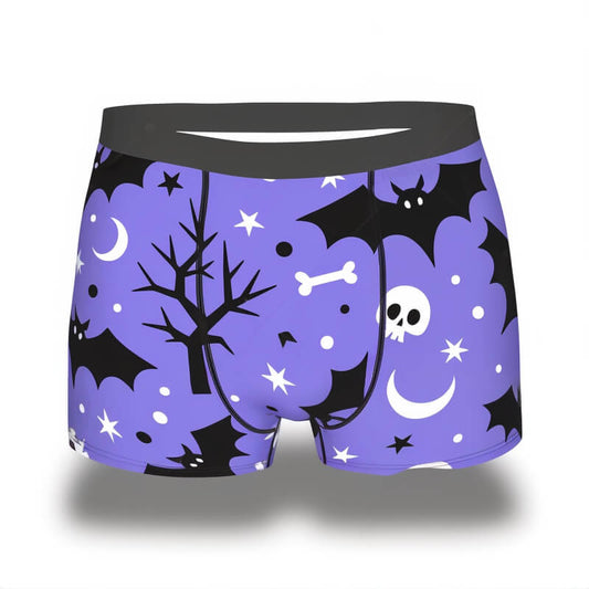 Purple Boxers For Halloween