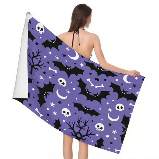 Purple Halloween Towel