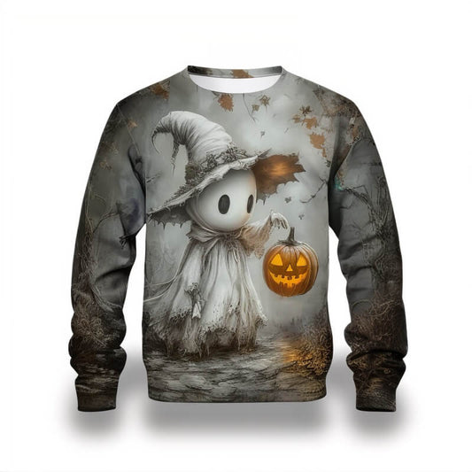 Sad Face Ghost Sweatshirt