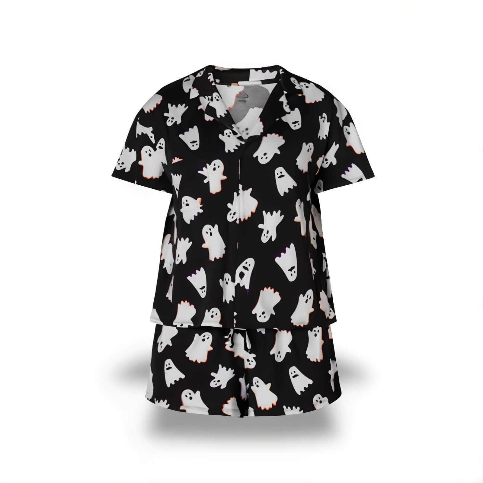 Shorts Halloween Pajamas Women - Jack Pumpkin