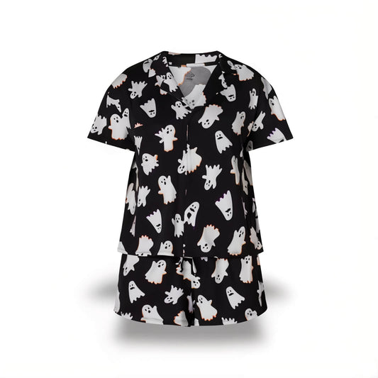 Shorts Halloween Pajamas Women - Jack Pumpkin