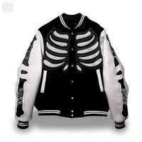 Thumbnail for Skeleton Baseball Jacket - Jack Pumpkin