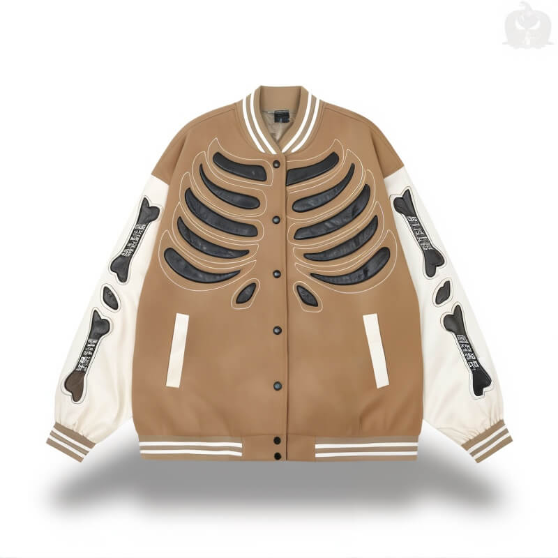 Skeleton Baseball Jacket - Jack Pumpkin