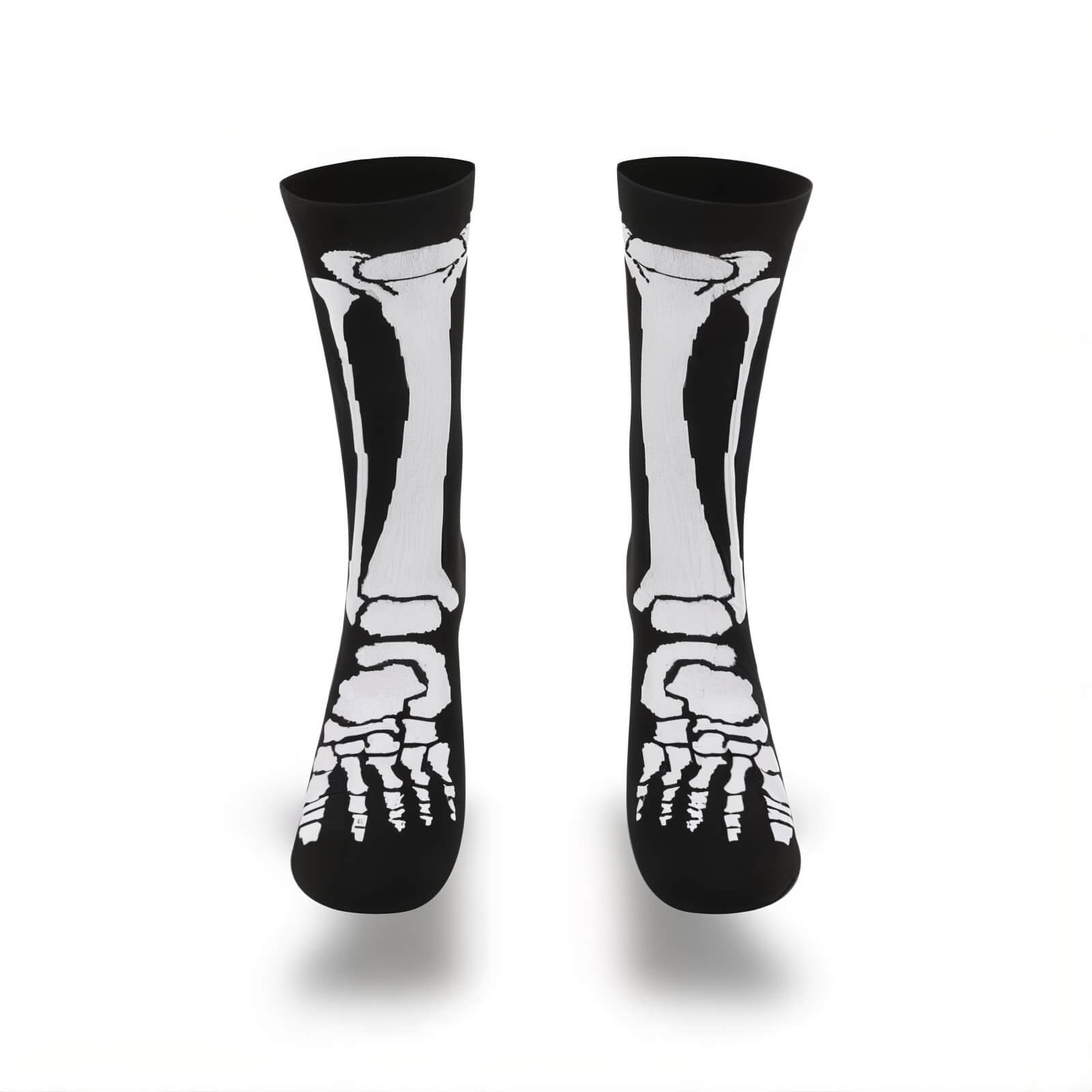 Skeleton Halloween Socks (polyester) - Jack Pumpkin