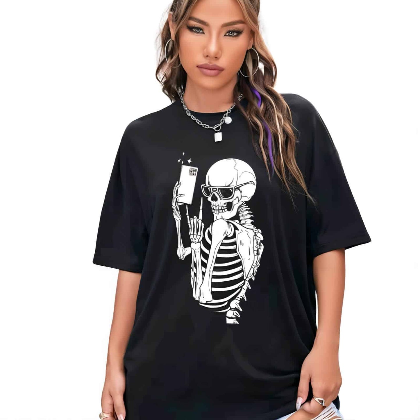 Skeleton Sleep Shirt - Jack Pumpkin