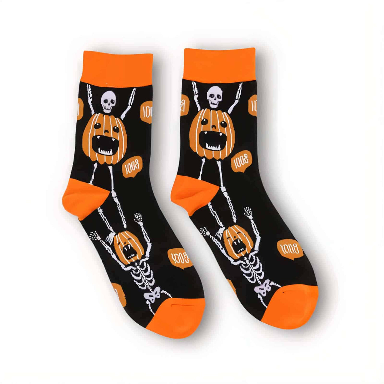 Skeleton Socks - Jack Pumpkin