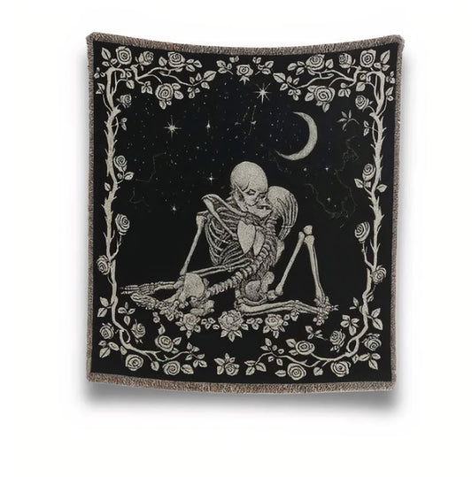 Skeleton Woven Blanket