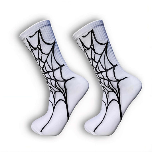 Spider Web Socks (cotton) - Jack Pumpkin