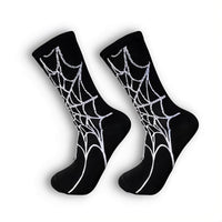 Thumbnail for Spider Web Socks (cotton) - Jack Pumpkin