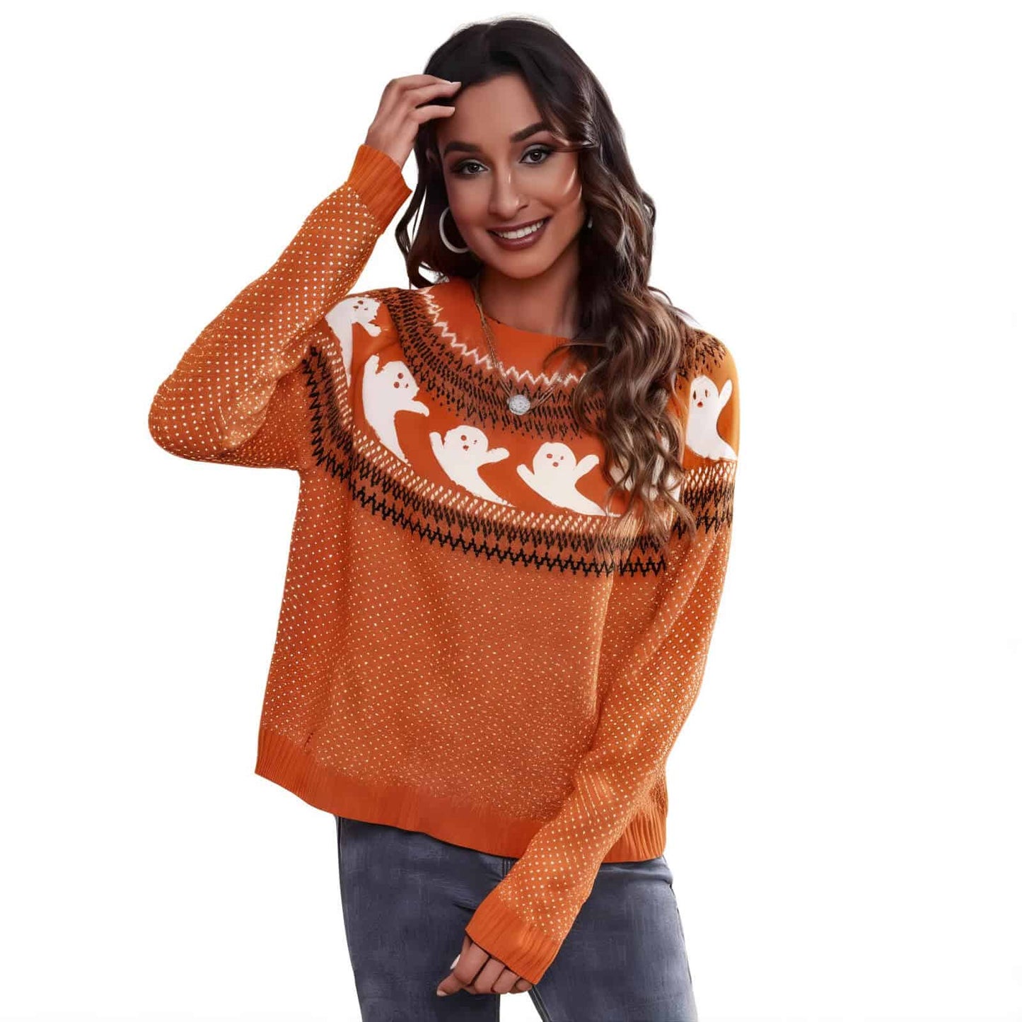 Spooky Halloween Sweater - Jack Pumpkin