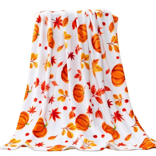 White Pumpkin Blanket - Jack Pumpkin