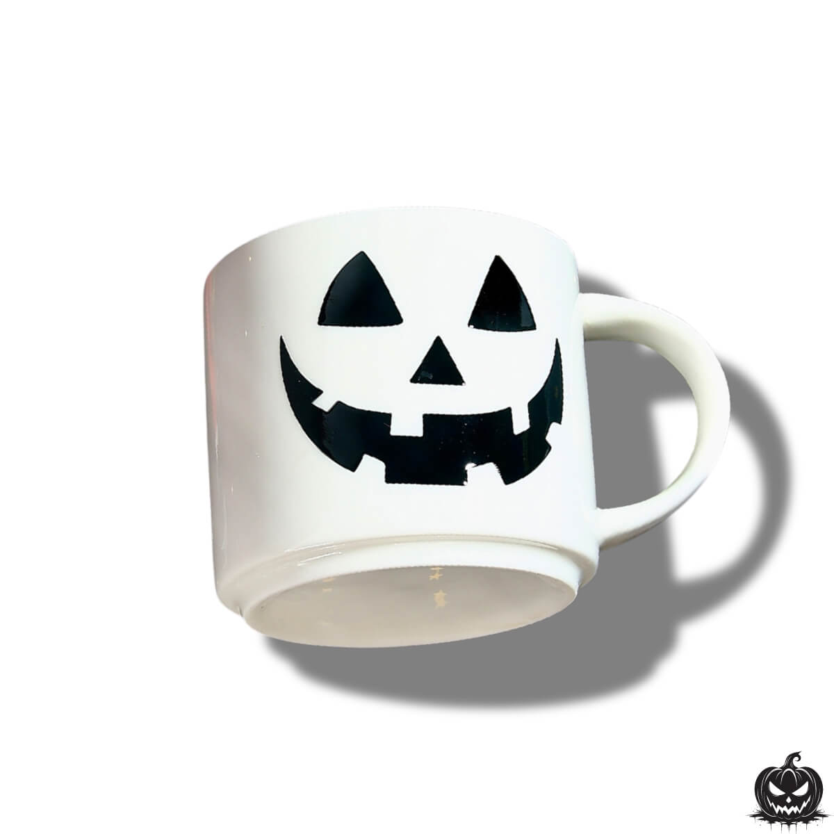 white pumpkin coffee mug