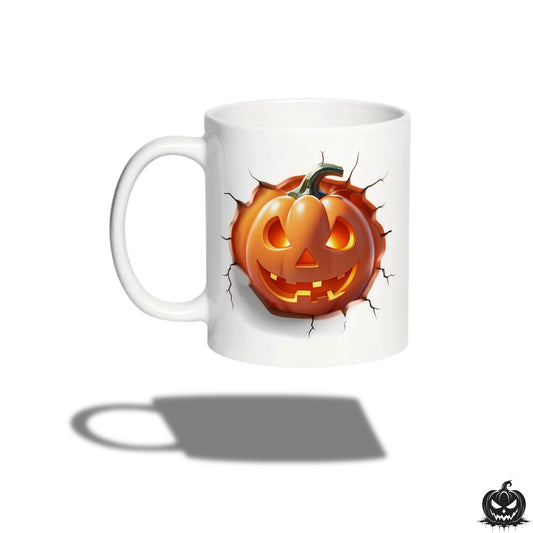 White Pumpkin Mug - Jack Pumpkin